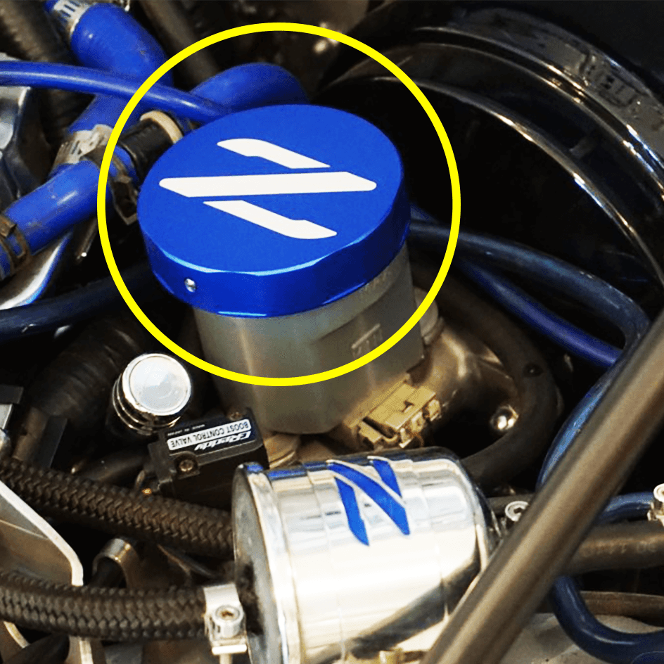 ZSPEC Billet Reservoir Cap Cover BMC 83mm I.D. for Nissan Z32 300zx - ZSPEC Design LLC - Hardware Fasteners - 300zx, accessory, cap, nissan, reservoir cap cover, z32 - zspecdesign.com