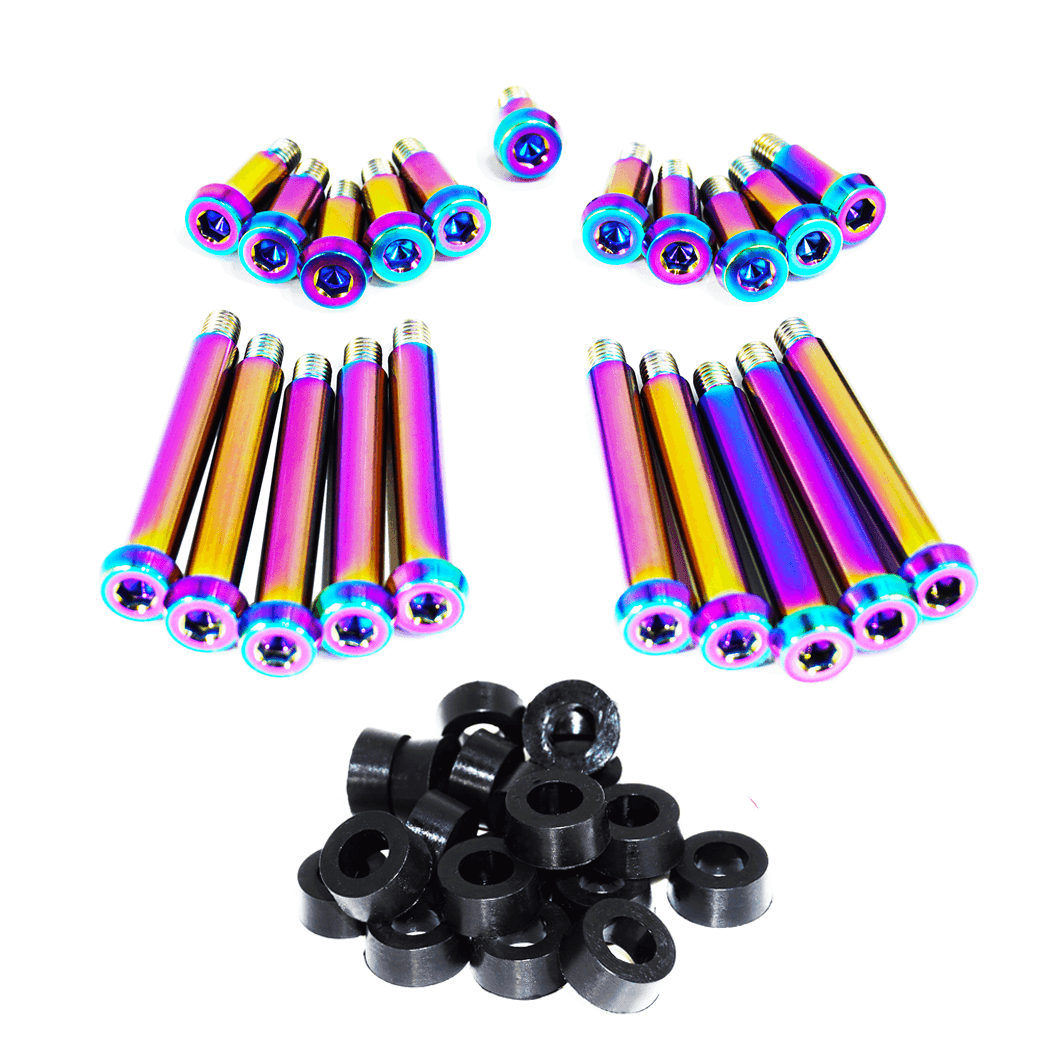 ZSPEC Shoulder-Bolt Timing Covers Fasteners w/ Bushings, Nissan 300zx Z32, Titanium - ZSPEC Design LLC - Hardware Fasteners - 300zx, nissan, Shoulder-bolt, z32 - zspecdesign.com