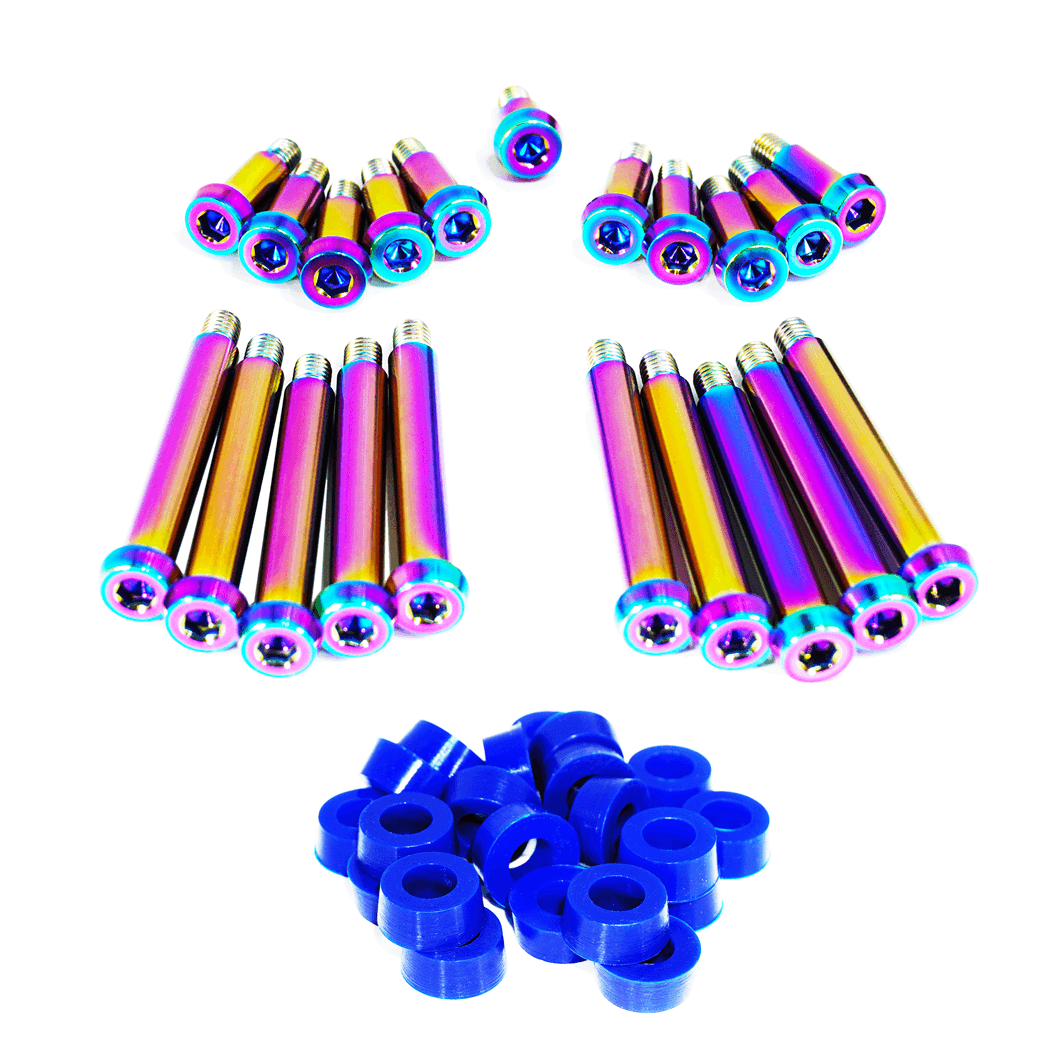 ZSPEC Shoulder-Bolt Timing Covers Fasteners w/ Bushings, Nissan 300zx Z32, Titanium - ZSPEC Design LLC - Hardware Fasteners - 300zx, nissan, Shoulder-bolt, z32 - zspecdesign.com