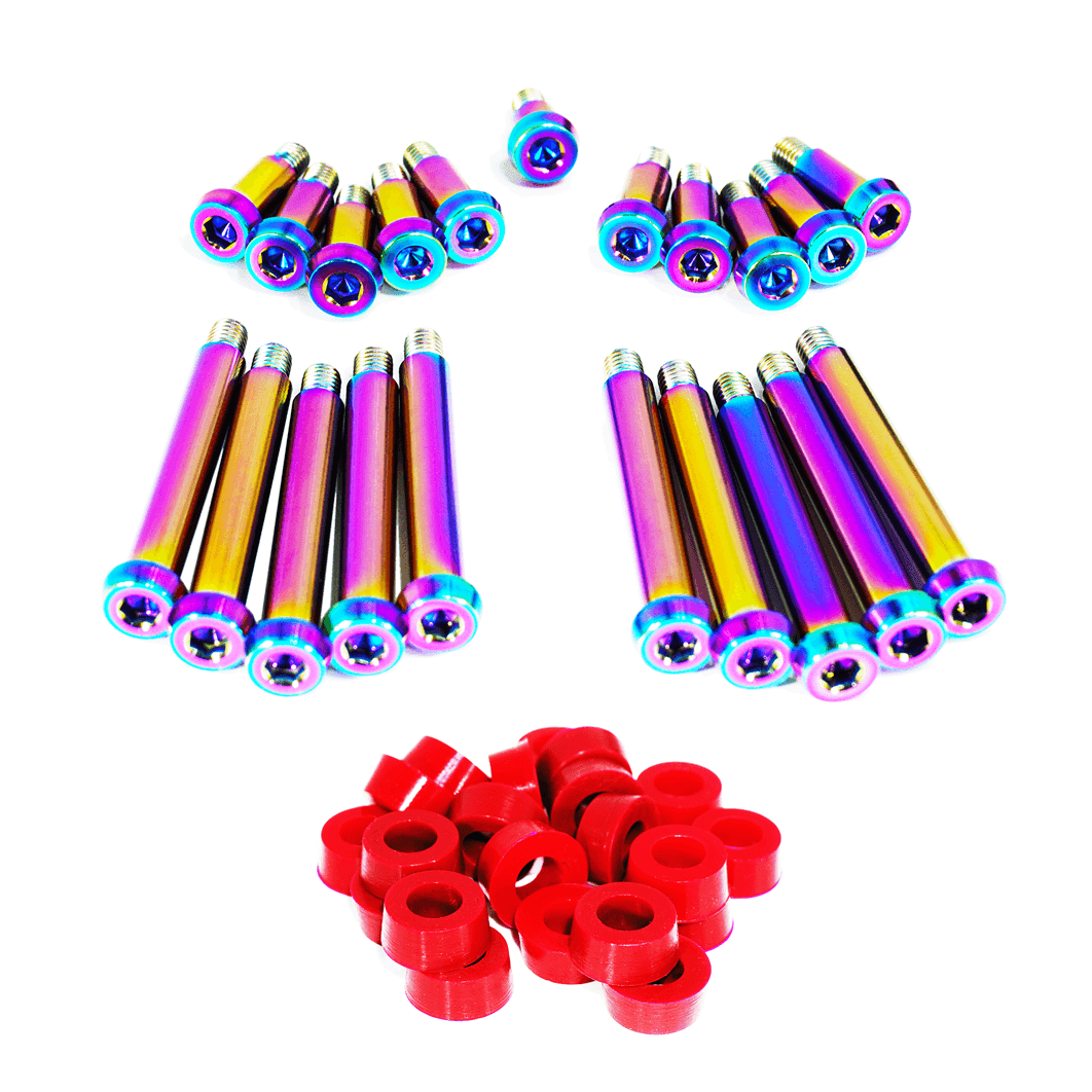 ZSPEC Shoulder-Bolt Timing Covers Fasteners w/ Bushings, Nissan 300zx Z32, Titanium - ZSPEC Design LLC - Hardware Fasteners - 300zx, nissan, Shoulder-bolt, z32 - zspecdesign.com