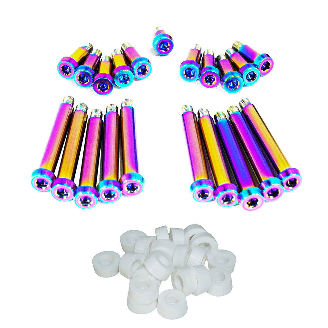 ZSPEC Shoulder-Bolt Timing Covers Fasteners w/ Bushings, Nissan 300zx Z32, Titanium - ZSPEC Design LLC - Hardware Fasteners - 300zx, nissan, Shoulder-bolt, z32 - zspecdesign.com