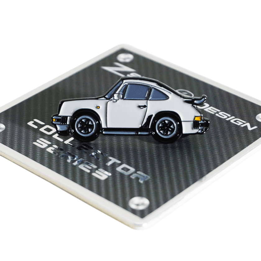 【studio cult】Illustrator風ピンバッジ ZSPEC Collector Lapel / Hat Pin, Classic 911 Porsche | ZSPEC Design