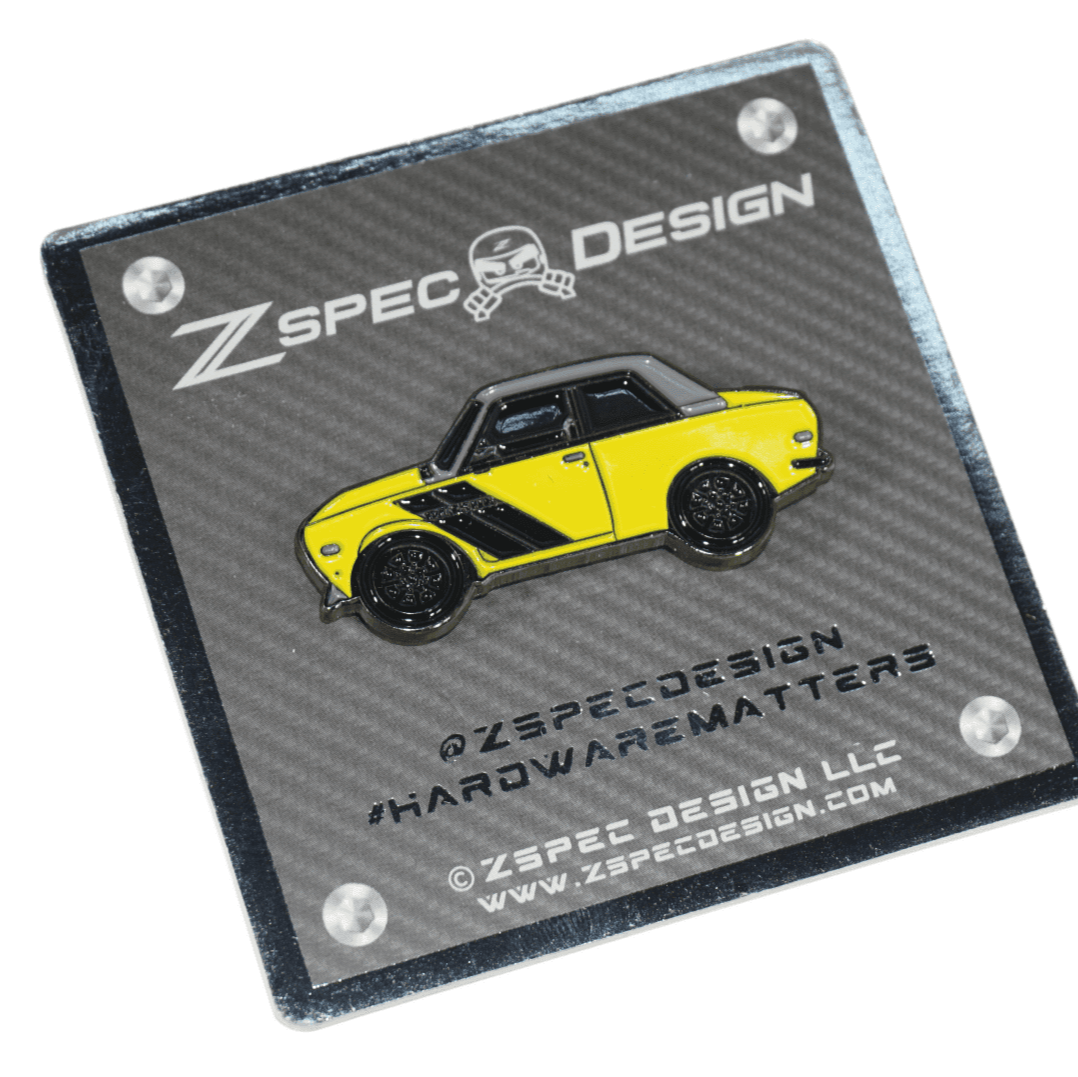 ZSPEC Datsun 510 "Daily Driver" Lapel / Hat Pin - ZSPEC Design LLC - Collectibles - 510, accessory, datsun, lapel, lifestyle, nissan, nissan pin, pin - zspecdesign.com