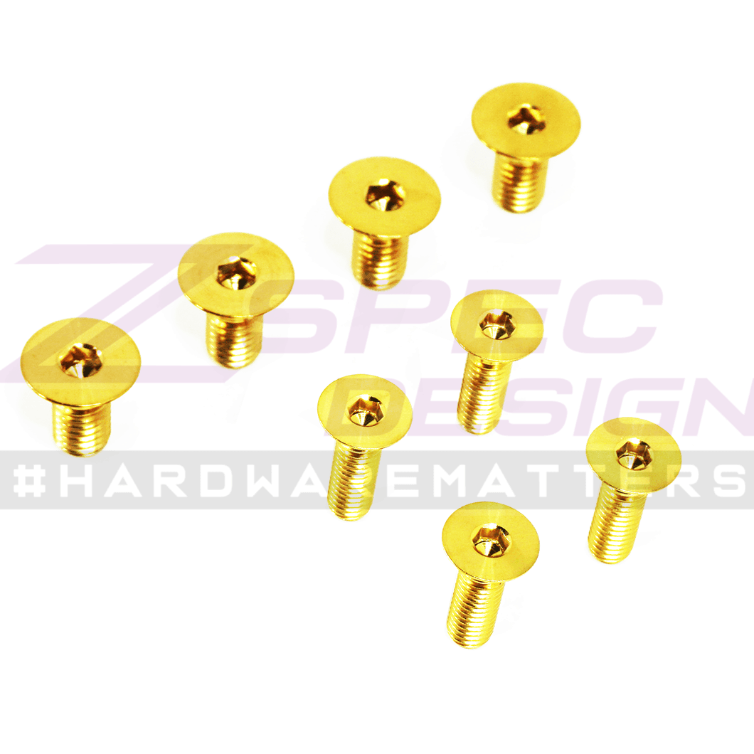 ZSPEC Dress Up Bolts® Fastener Kit, Door Jams Area for Toyota Supra MK5, Titanium - ZSPEC Design LLC - Hardware Fasteners - door, door jam, Fastener Kit, Supra MKV, toyota - zspecdesign.com