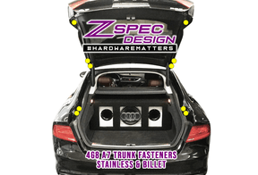 ZSPEC Dress Up Bolts® Trunk Fastener Kit for '12-18 Audi A7 4G8 3.0L, Stainless & Billet