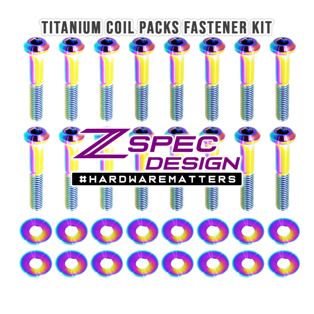 ZSPEC Titanium Coil Packs Fastener Kit for '16+ Chevy V8 Camaro SS - ZSPEC Design LLC - Hardware Fasteners - camaro, chevrolet, chevy, Fastener Kit, SS V8 - zspecdesign.com