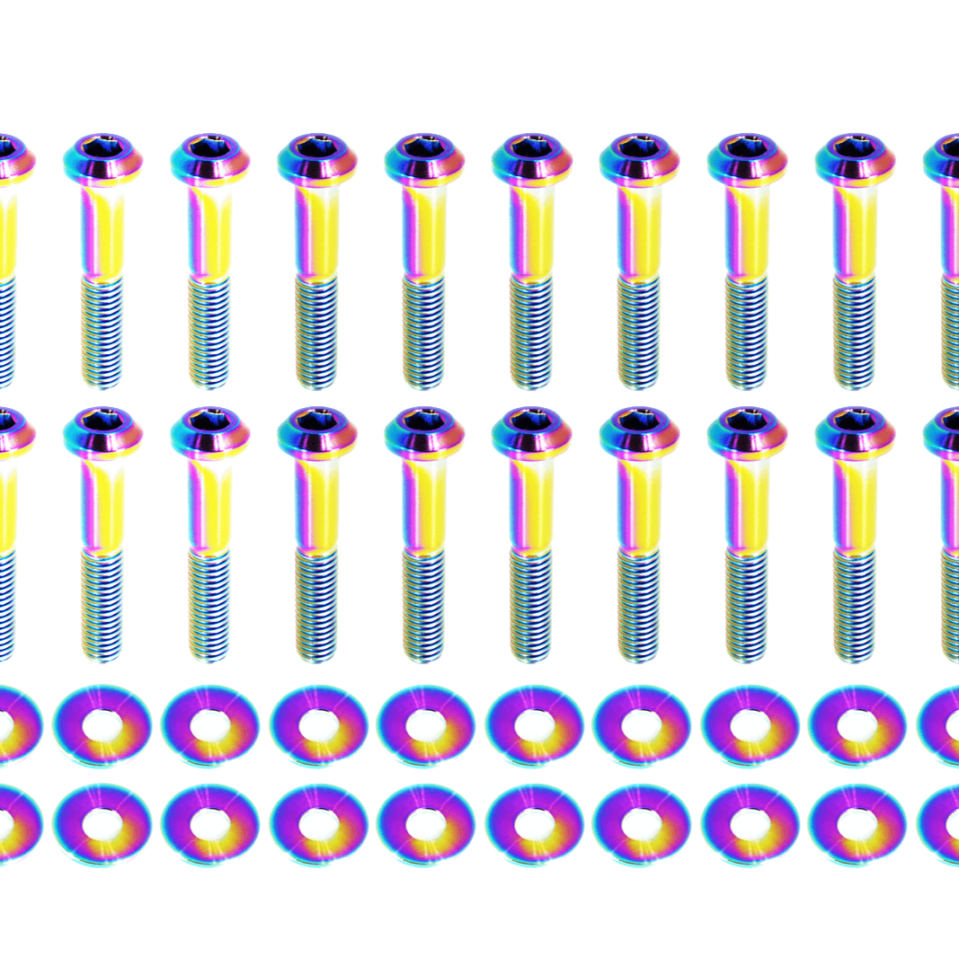 ZSPEC Titanium Valve Covers Fastener Kit for '16+ Chevy V8 Camaro SS - ZSPEC Design LLC - Hardware Fasteners - camaro, chevrolet, chevy, Fastener Kit, SS V8 - zspecdesign.com