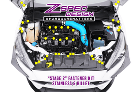 ZSPEC Dress-Up Fastener Kit for '16+ Ford Focus RS & ST Dress Up Bolt Stainless Steel SUS304 Socket Cap Head FHSC SHSC Hardware Red Gold Black Blue Neochrome Gunmetal Silver