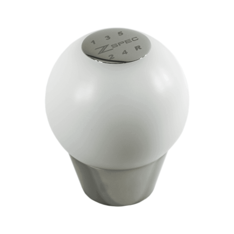ZSPEC Shift Knob, M10-1.5, Delrin & Stainless, 5-Speed Shift Pattern Coin - ZSPEC Design LLC - Vehicle Parts & Accessories - 3000gt, 323, 626, accessory, brz, DSM, eclipse, EVO, EVO 10, EVO X, frs, genesis, lancer, mazdaspeed, miata, mx3, mx5, mx6, Nismo, Nissan, probe, protege5, r32, r33, rx-7, rx7, rx8, S15, sentra, Shift Knob, versa - zspecdesign.com