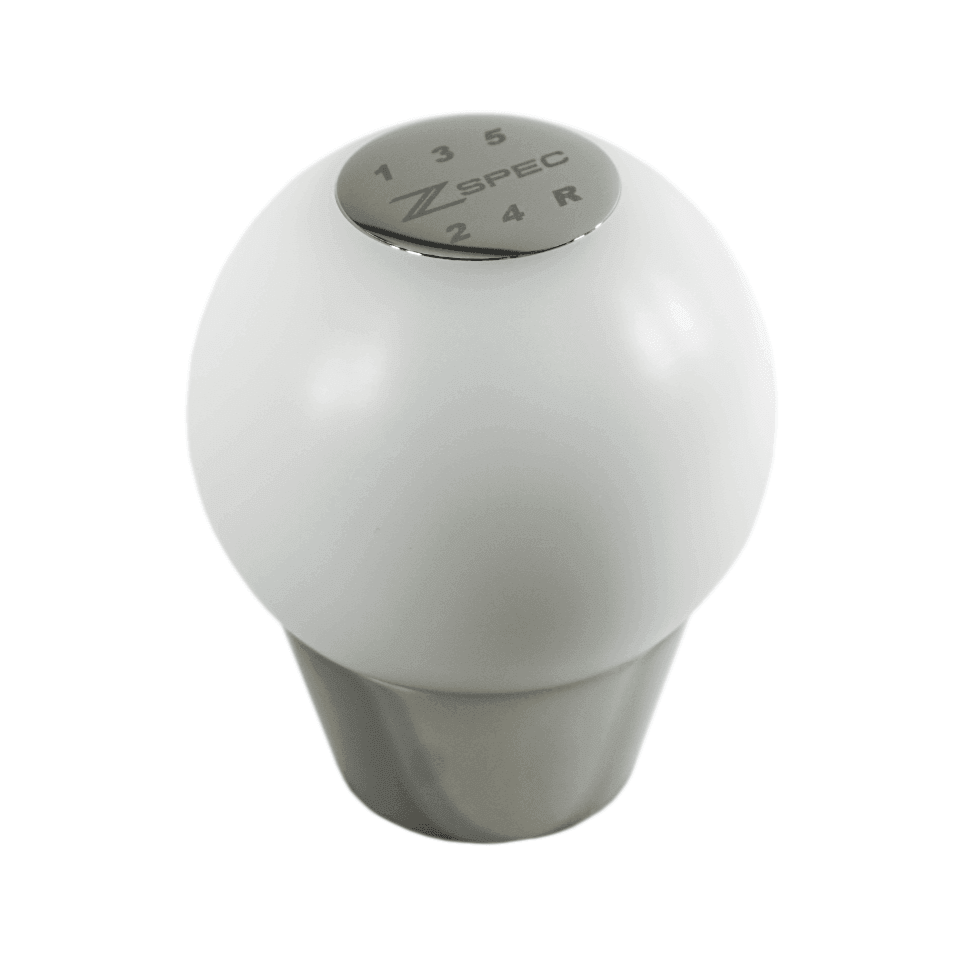 ZSPEC Shift Knob, M12-1.25, Delrin & Stainless, 5-Speed Shift Pattern Coin - ZSPEC Design LLC - Vehicle Parts & Accessories - 3000gt, 323, 626, accessory, brz, DSM, eclipse, EVO, EVO 10, EVO X, frs, genesis, lancer, mazdaspeed, miata, mx3, mx5, mx6, Nismo, Nissan, patrol, probe, protege5, r32, r33, rx-7, rx7, rx8, sentra, Shift Knob - zspecdesign.com