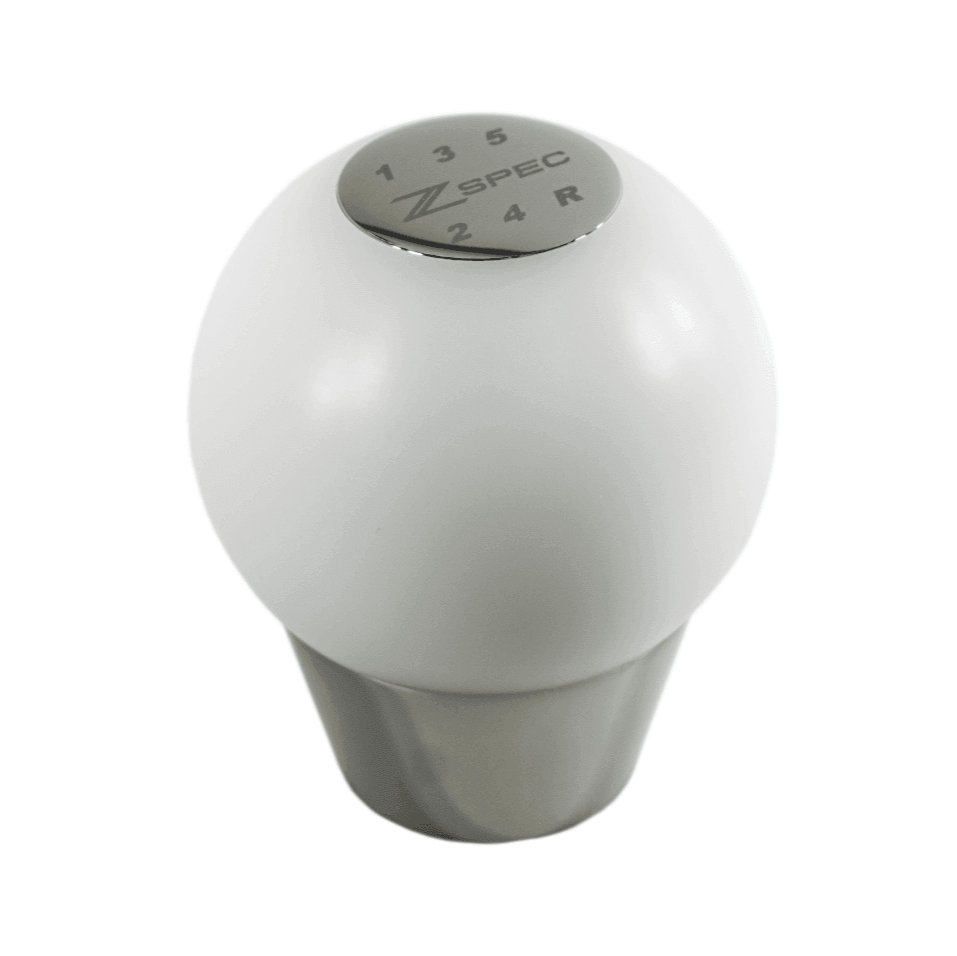 ZSPEC Shift Knob, M10-1.5, Delrin & Stainless, 5-Speed Shift Pattern Coin - ZSPEC Design LLC - Vehicle Parts & Accessories - 3000gt, 323, 626, accessory, brz, DSM, eclipse, EVO, EVO 10, EVO X, frs, genesis, lancer, mazdaspeed, miata, mx3, mx5, mx6, Nismo, Nissan, probe, protege5, r32, r33, rx-7, rx7, rx8, S15, sentra, Shift Knob, versa - zspecdesign.com