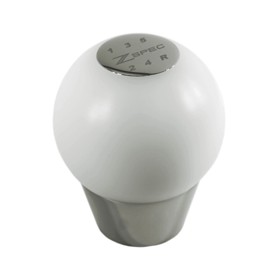 ZSPEC Shift Knob, M12-1.25, Delrin & Stainless, 5-Speed Shift Pattern Coin - ZSPEC Design LLC - Vehicle Parts & Accessories - 3000gt, 323, 626, accessory, brz, DSM, eclipse, EVO, EVO 10, EVO X, frs, genesis, lancer, mazdaspeed, miata, mx3, mx5, mx6, Nismo, Nissan, patrol, probe, protege5, r32, r33, rx-7, rx7, rx8, sentra, Shift Knob - zspecdesign.com