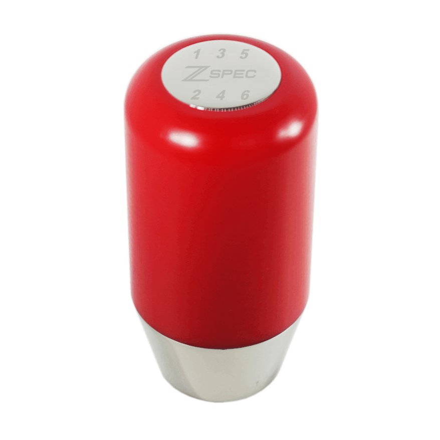ZSPEC Shift Knob, M12-1.25, Delrin & Stainless, 6-Speed Shift Pattern Coin - ZSPEC Design LLC - Vehicle Shift Knobs - 3000gt, 323, 626, accessory, altima, brz, DSM, eclipse, EVO, EVO 10, EVO X, frs, genesis, infiniti, lancer, mazdaspeed, miata, mx3, mx5, mx6, Nismo, Nissan, patrol, probe, protege5, r32, r33, rx-7, rx7, rx8, sentra, Shift Knob, versa - zspecdesign.com