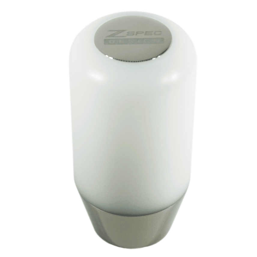 ZSPEC Shift Knob, M12-1.25, Delrin & Stainless, 6-Speed Shift Pattern Coin - ZSPEC Design LLC - Vehicle Shift Knobs - 3000gt, 323, 626, accessory, altima, brz, DSM, eclipse, EVO, EVO 10, EVO X, frs, genesis, infiniti, lancer, mazdaspeed, miata, mx3, mx5, mx6, Nismo, Nissan, patrol, probe, protege5, r32, r33, rx-7, rx7, rx8, sentra, Shift Knob, versa - zspecdesign.com