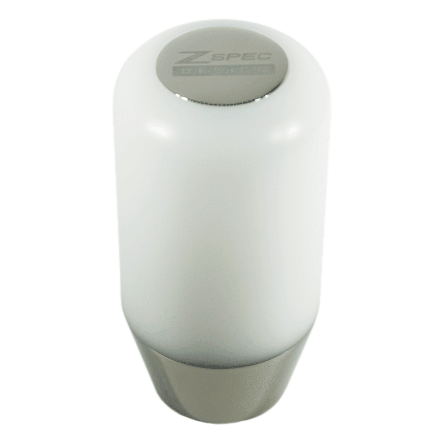 ZSPEC Shift Knob, M12-1.25, Delrin & Stainless, 4-Speed Shift Pattern Coin - ZSPEC Design LLC - Vehicle Shift Knobs - 323, 626, accessory, EVO, EVO 10, mazdaspeed, mx3, Nismo, Nissan, patrol, probe, rx-7, rx7, Shift Knob - zspecdesign.com