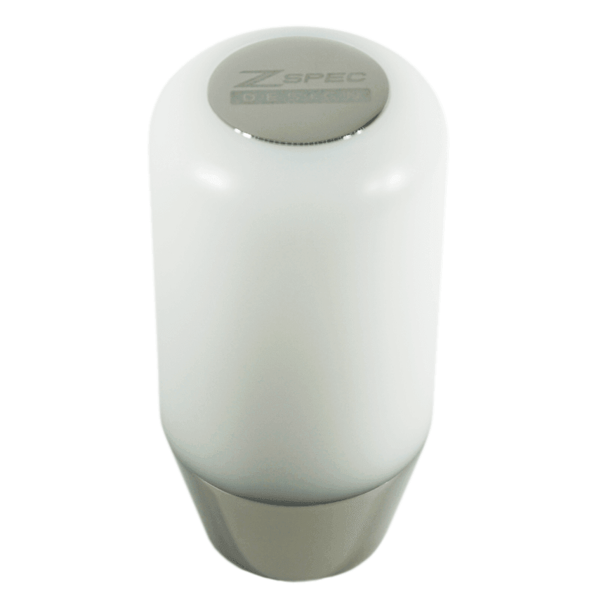 ZSPEC Shift Knob, M10-1.5, Delrin & Stainless, 4-Speed Shift Pattern Coin - ZSPEC Design LLC - Hardware Fasteners - 180sx, 200sx, 240z, 260z, 323, 626, accessory, datsun, EVO, EVO 10, frontier, mazdaspeed, mx3, Nismo, Nissan, patrol, probe, rx-7, rx7, sentra, Shift Knob - zspecdesign.com