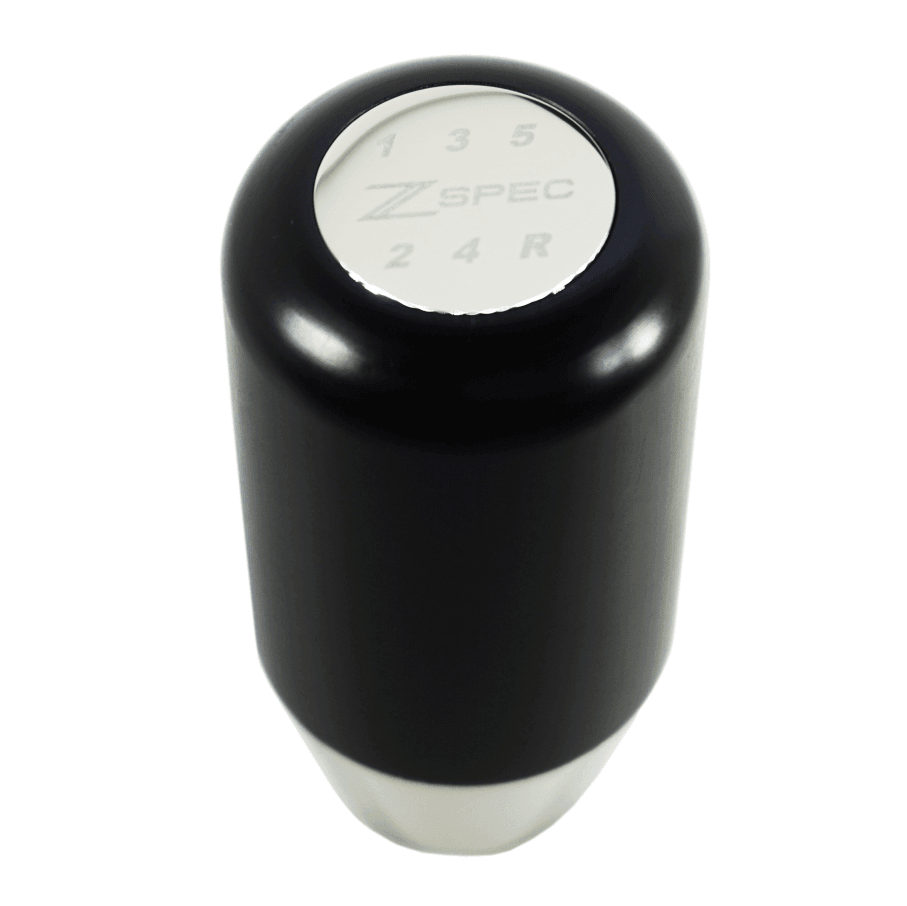 ZSPEC Shift Knob, M12-1.25, Delrin & Stainless, 5-Speed Shift Pattern Coin - ZSPEC Design LLC - Vehicle Shift Knobs - 3000gt, 323, 626, accessory, brz, DSM, eclipse, EVO, EVO 10, EVO X, frs, genesis, lancer, mazdaspeed, miata, mx3, mx5, mx6, Nismo, Nissan, patrol, probe, protege5, r32, r33, rx-7, rx7, rx8, sentra, Shift Knob - zspecdesign.com