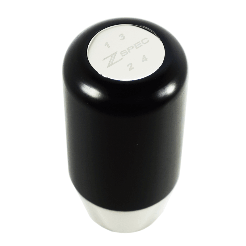 ZSPEC Shift Knob, M12-1.25, Delrin & Stainless, 4-Speed Shift Pattern Coin - ZSPEC Design LLC - Vehicle Shift Knobs - 323, 626, accessory, EVO, EVO 10, mazdaspeed, mx3, Nismo, Nissan, patrol, probe, rx-7, rx7, Shift Knob - zspecdesign.com