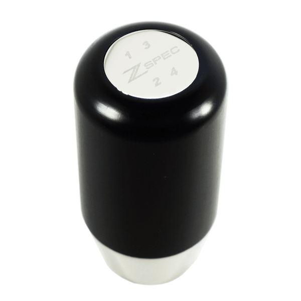 ZSPEC Shift Knob, M10-1.5, Delrin & Stainless, 4-Speed Shift