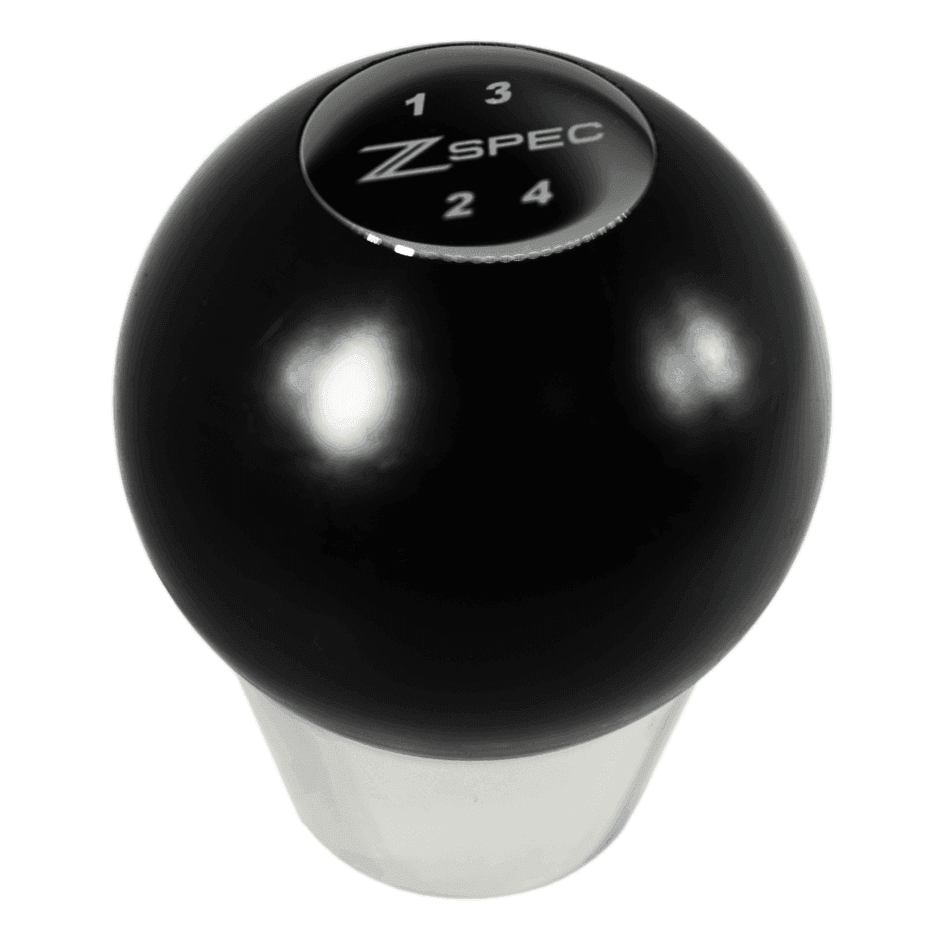 ZSPEC Shift Knob, M10-1.5, Delrin & Stainless, 4-Speed Shift Pattern Coin - ZSPEC Design LLC - Hardware Fasteners - 180sx, 200sx, 240z, 260z, 323, 626, accessory, datsun, EVO, EVO 10, frontier, mazdaspeed, mx3, Nismo, Nissan, patrol, probe, rx-7, rx7, sentra, Shift Knob - zspecdesign.com