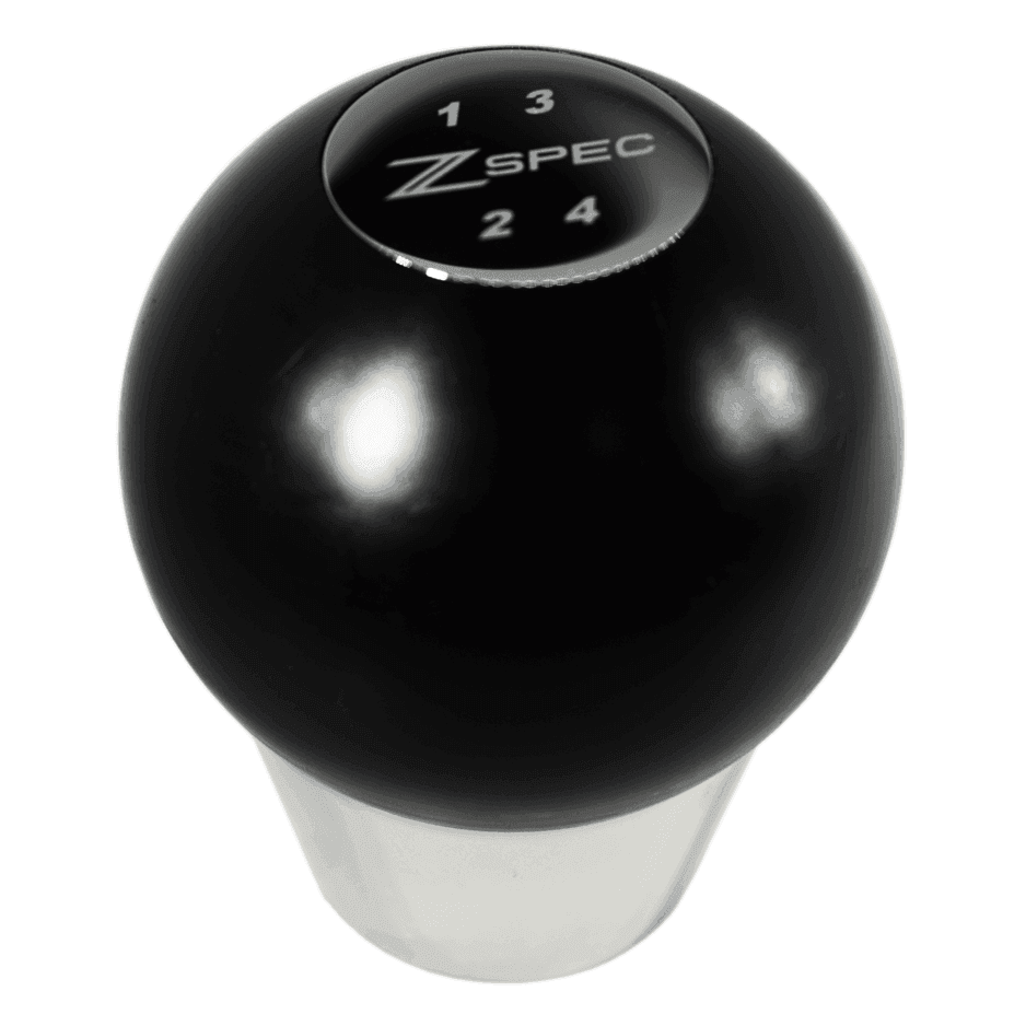 ZSPEC Shift Knob, M8-1.25, Delrin & Stainless, 4-Speed Shift Pattern Coin - ZSPEC Design LLC - Vehicle Parts & Accessories - 180sx, 200sx, 240z, 260z, 323, 626, accessory, datsun, EVO, EVO 10, frontier, mazdaspeed, mx3, Nismo, Nissan, patrol, probe, rx-7, rx7, sentra, Shift Knob - zspecdesign.com
