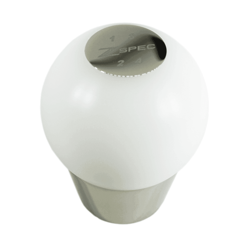 ZSPEC Shift Knob, M8-1.25, Delrin & Stainless, 4-Speed Shift Pattern Coin - ZSPEC Design LLC - Vehicle Parts & Accessories - 180sx, 200sx, 240z, 260z, 323, 626, accessory, datsun, EVO, EVO 10, frontier, mazdaspeed, mx3, Nismo, Nissan, patrol, probe, rx-7, rx7, sentra, Shift Knob - zspecdesign.com