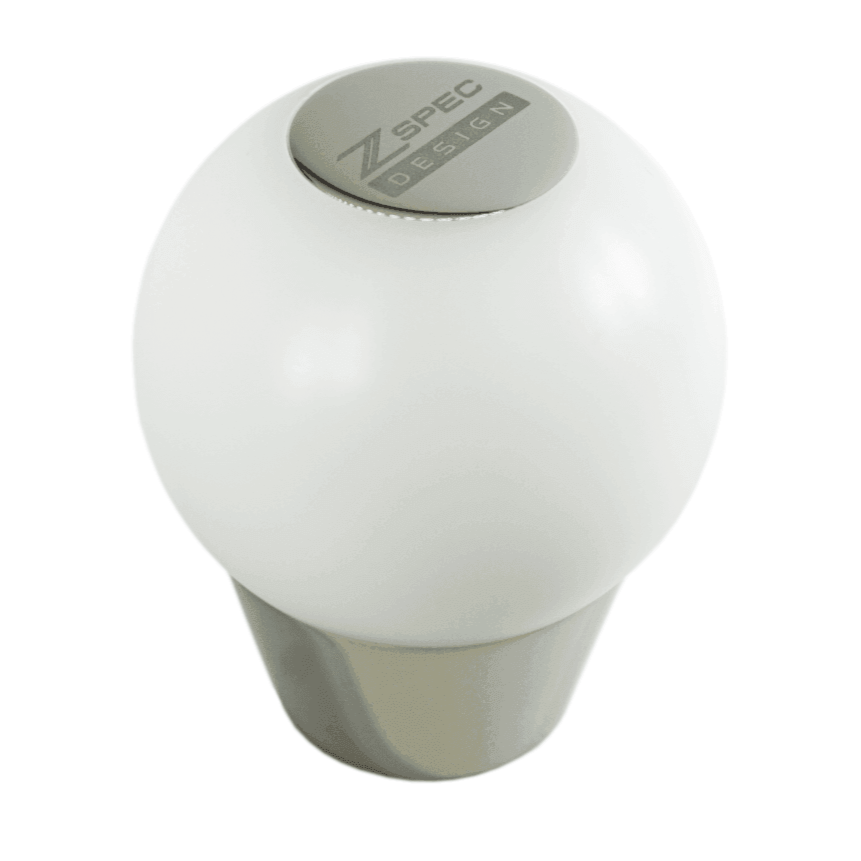 ZSPEC Shift Knob, M8-1.25, Delrin & Stainless, 5-Speed Shift Pattern Coin - ZSPEC Design LLC - Vehicle Parts & Accessories - 180sx, 200sx, 240sx, 3000gt, 323, 626, accessory, altima, brz, DSM, eclipse, EVO, EVO 10, EVO X, frontier, frs, genesis, infiniti, lancer, maxima, mazdaspeed, miata, mx3, mx5, mx6, Nismo, Nissan, patrol, probe, protege5, r32, r33, rx-7, rx7, rx8, S13, s14, S15, sentra, Shift Knob, Silvia, skyline, versa - zspecdesign.com