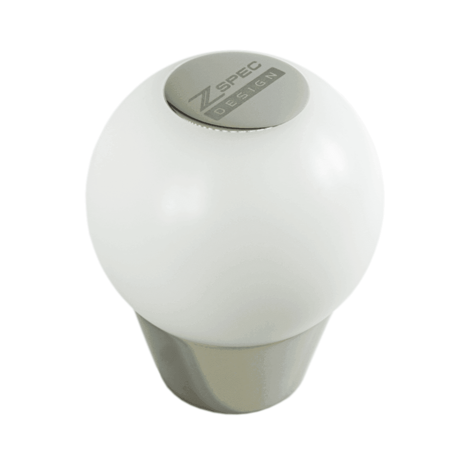 ZSPEC Shift Knob, M12-1.25, Delrin & Stainless, 5-Speed Shift Pattern Coin - ZSPEC Design LLC - Vehicle Parts & Accessories - 3000gt, 323, 626, accessory, brz, DSM, eclipse, EVO, EVO 10, EVO X, frs, genesis, lancer, mazdaspeed, miata, mx3, mx5, mx6, Nismo, Nissan, patrol, probe, protege5, r32, r33, rx-7, rx7, rx8, sentra, Shift Knob - zspecdesign.com