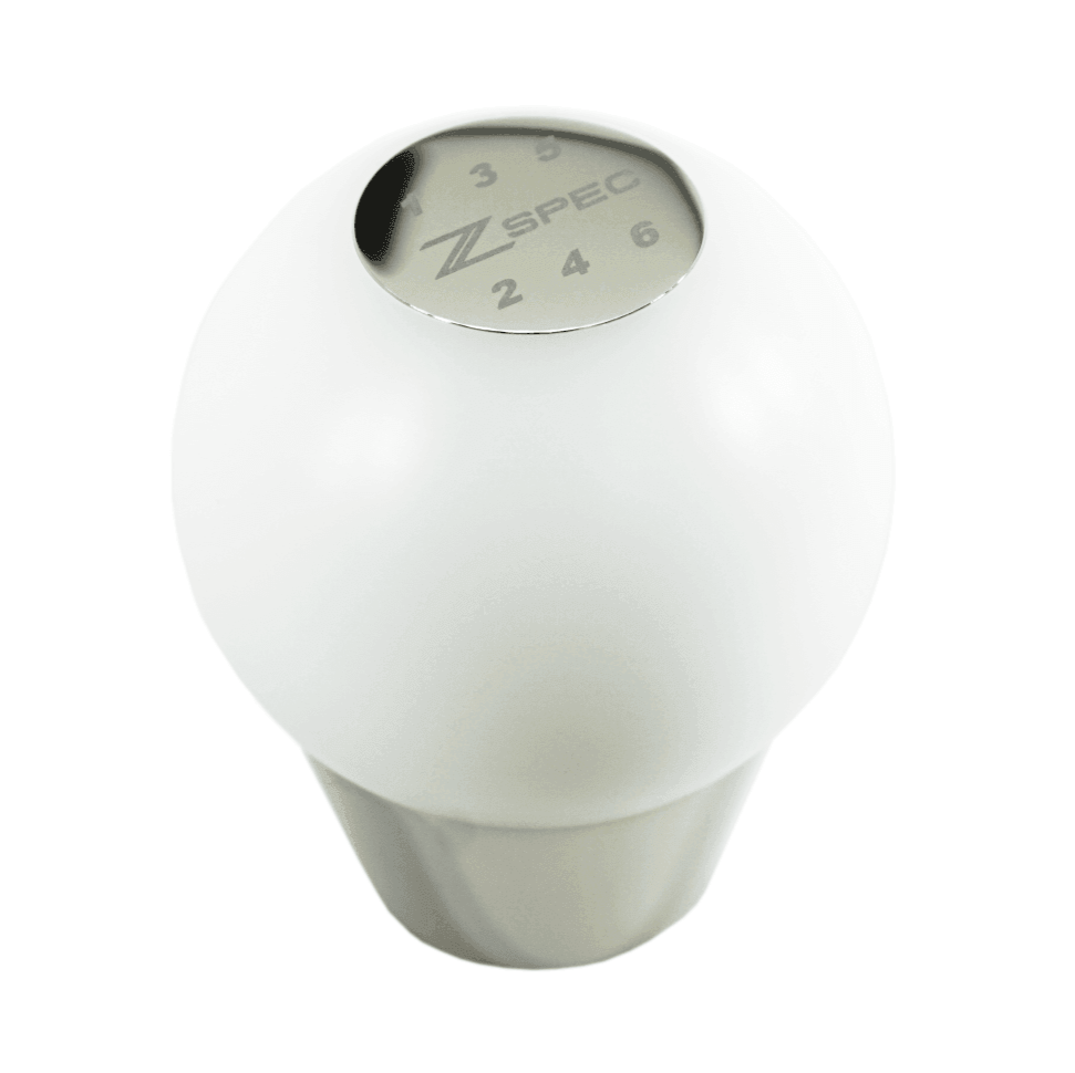 ZSPEC Shift Knob, M8-1.25, Delrin & Stainless, 6-Speed Shift Pattern Coin - ZSPEC Design LLC - Vehicle Parts & Accessories - 180sx, 200sx, 240sx, 3000gt, 323, 626, accessory, altima, brz, DSM, eclipse, EVO, EVO 10, EVO X, frontier, frs, genesis, lancer, maxima, mazdaspeed, miata, mx3, mx5, mx6, Nismo, Nissan, patrol, probe, protege5, r32, r33, R34, rx-7, rx7, rx8, S13, s14, S15, sentra, Shift Knob, Silvia, skyline, versa - zspecdesign.com