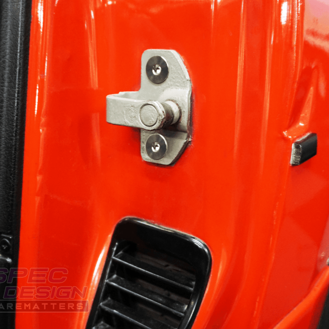 ZSPEC Dress Up Bolts® Fastener Kit, Door Jams Area for Nissan 300zx Z31, Titanium - ZSPEC Design LLC - Hardware Fasteners - 300zx, door, door jam, Fastener Kit, nissan, z31 - zspecdesign.com