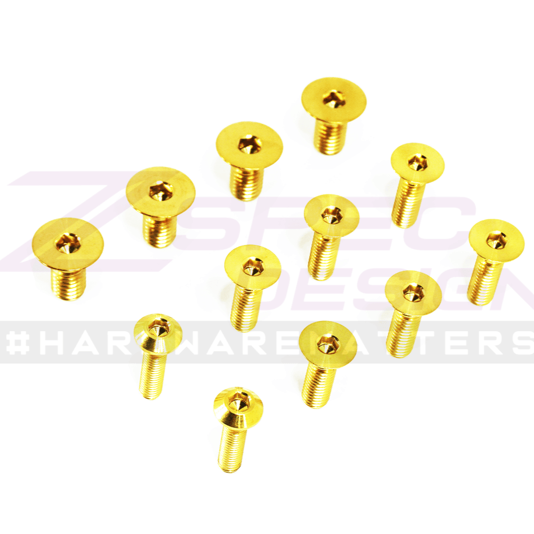 ZSPEC Dress Up Bolts® Fastener Kit, Door Jams Area for Nissan Z33 350z, Titanium - ZSPEC Design LLC - Hardware Fasteners - 350z, door, door jam, Fastener Kit, nissan, z33 - zspecdesign.com