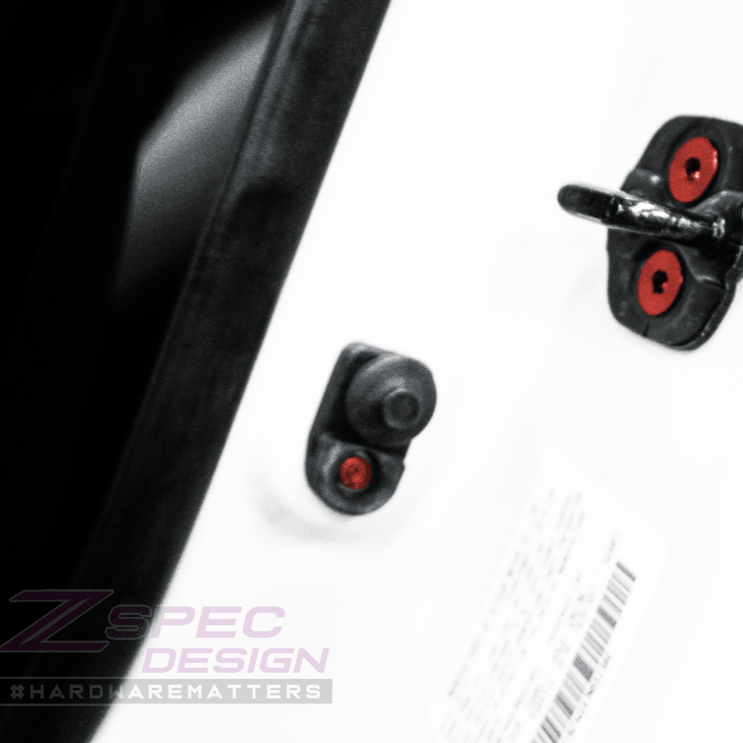 ZSPEC Dress Up Bolts® Fastener Kit, Door Jams Area for Nissan Z33 350z, Titanium - ZSPEC Design LLC - Hardware Fasteners - 350z, door, door jam, Fastener Kit, nissan, z33 - zspecdesign.com