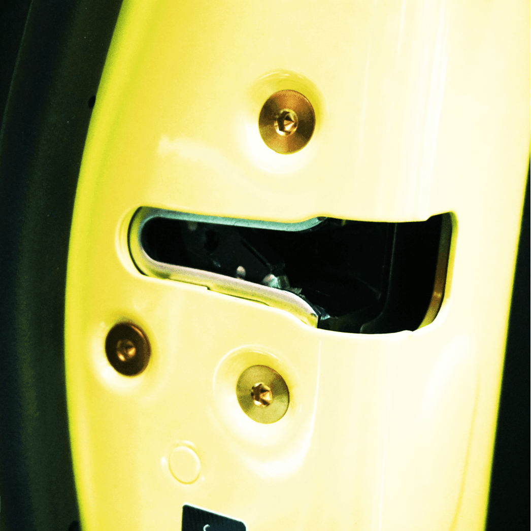 ZSPEC Dress Up Bolts® Fastener Kit, Door Jams Area for 2023+ Nissan Z RZ34, Titanium - ZSPEC Design LLC - Hardware Fasteners - door, door jam, Fastener Kit, nissan, nissan z, RZ34 - zspecdesign.com