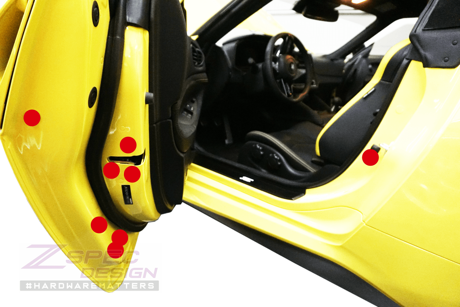 ZSPEC Dress Up Bolts® Fastener Kit, Door Jams Area for Datsun
