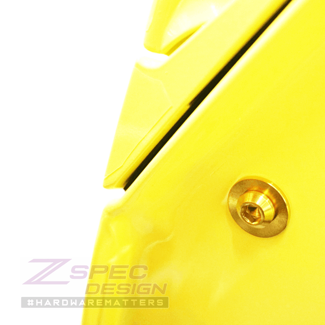 ZSPEC Dress Up Bolts® Fastener Kit, Door Jams Area for 2023+ Nissan Z RZ34, Titanium - ZSPEC Design LLC - Hardware Fasteners - door, door jam, Fastener Kit, nissan, nissan z, RZ34 - zspecdesign.com