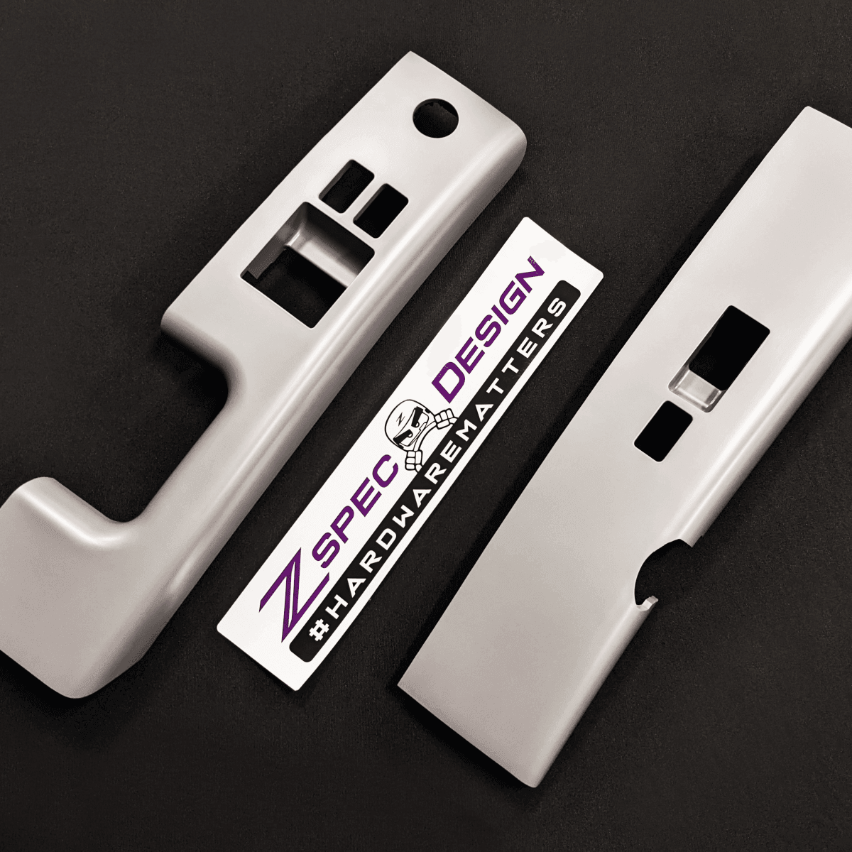 ZSPEC 350z Z33 Interior Door Window Switch Finisher Set for LHD '06-09, Grey - ZSPEC Design LLC - Hardware Fasteners - 350z, 350z Window Switch Finishers, door, finisher, handle, nissan, window - zspecdesign.com