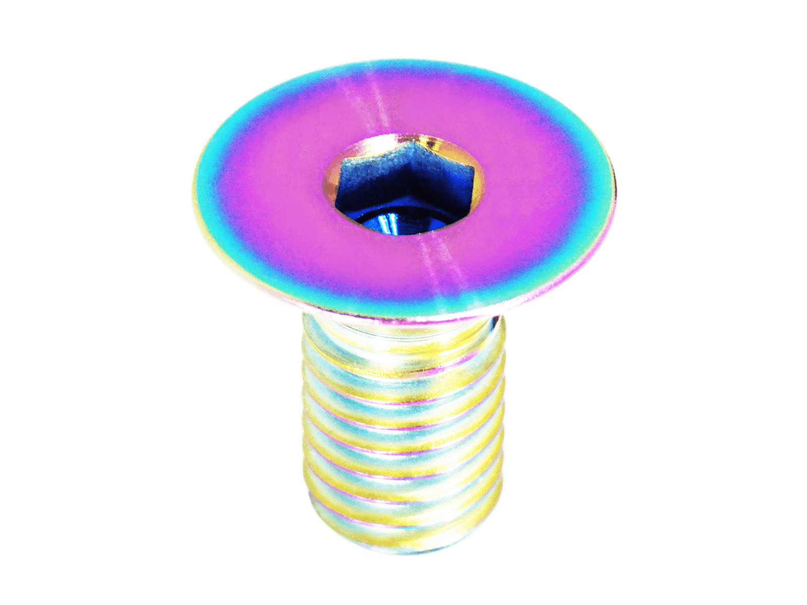 ZSPEC M6-1.0x30mm Flat-Head FHSC Fastener/Bolt, Titanium Grade-5, Per Each - ZSPEC Design LLC - Hardware Fasteners - Dress Up Bolt, FHSC, m6, per each, titanium - zspecdesign.com