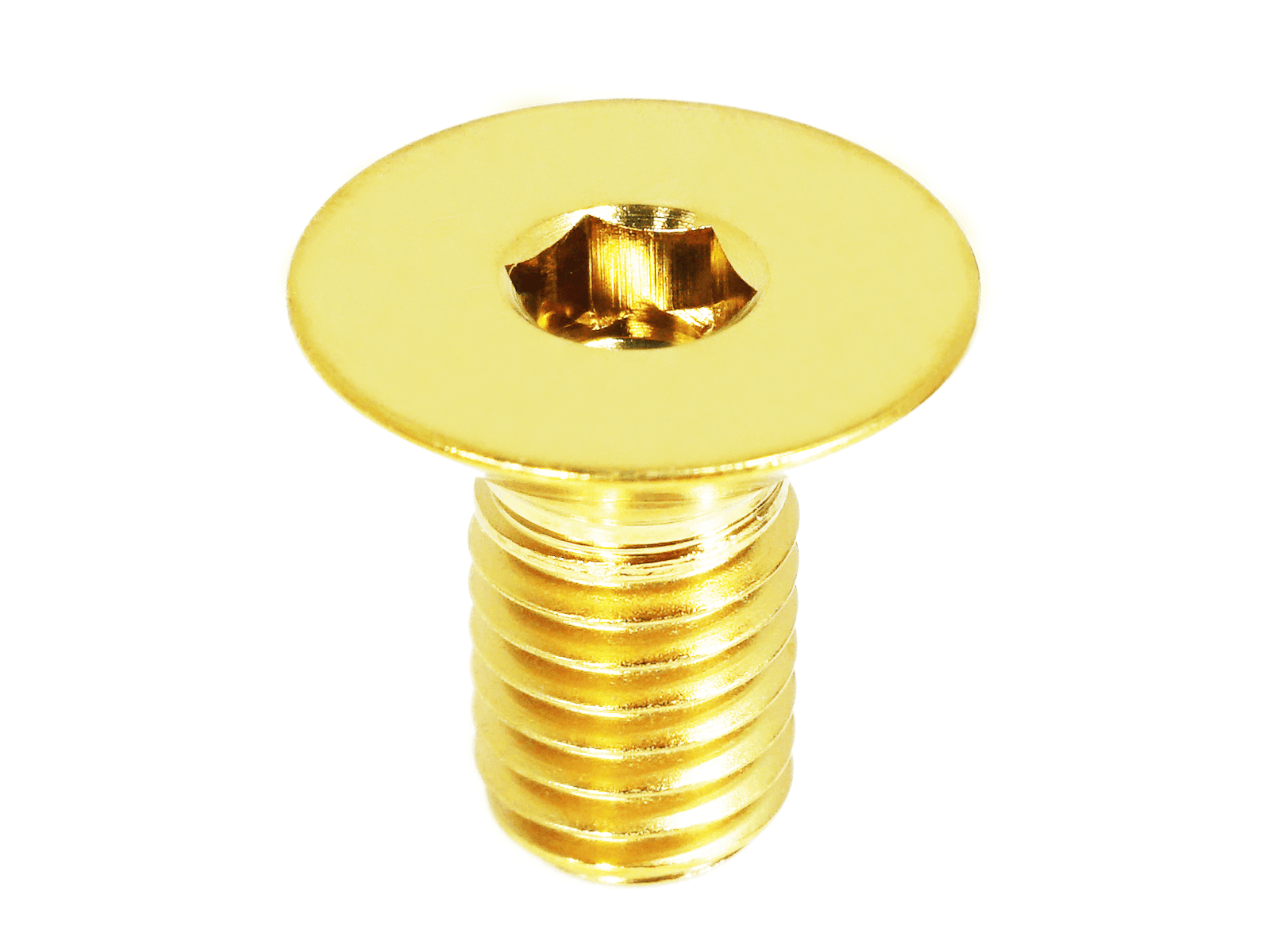 ZSPEC M6-1.0x30mm Flat-Head FHSC Fastener/Bolt, Titanium Grade-5, Per Each - ZSPEC Design LLC - Hardware Fasteners - Dress Up Bolt, FHSC, m6, per each, titanium - zspecdesign.com
