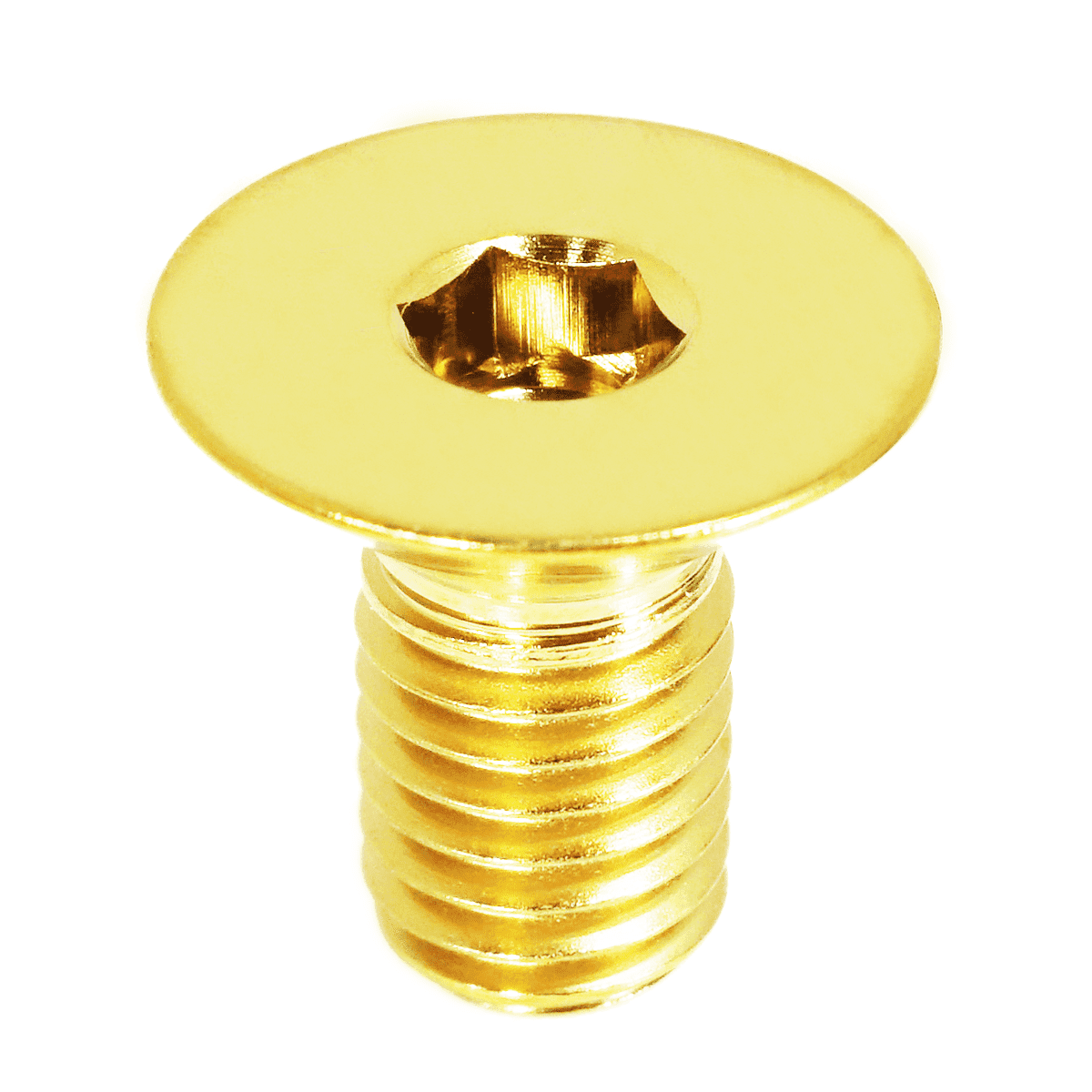 ZSPEC M6-1.0x16mm Flat-Head FHSC Fastener/Bolt, Titanium Grade-5, Per Each - ZSPEC Design LLC - Hardware Fasteners - Dress Up Bolt, fhsc, m6, per each, titanium - zspecdesign.com