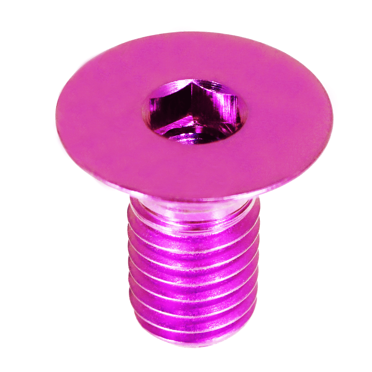 ZSPEC M6-1.0x16mm Flat-Head FHSC Fastener/Bolt, Titanium Grade-5, Per Each - ZSPEC Design LLC - Hardware Fasteners - Dress Up Bolt, fhsc, m6, per each, titanium - zspecdesign.com