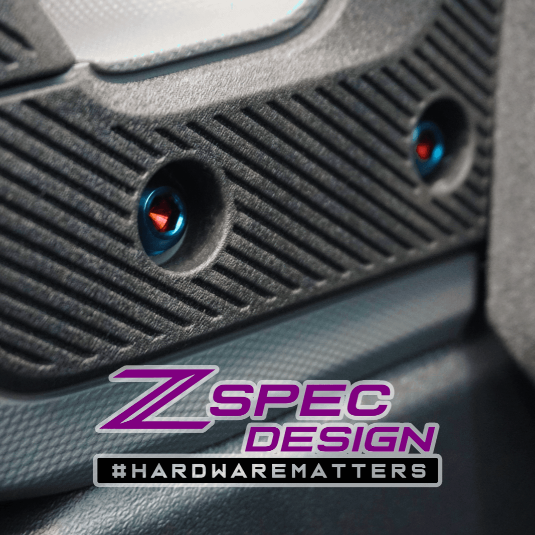ZSPEC Interior Dress Up Bolts® Fastener Kit for 21+ Ford Bronco 2.7L, Titanium & Billet - ZSPEC Design LLC - Hardware Fasteners - Bronco, Fastener Kit, ford, Interior Fastener Kits - zspecdesign.com