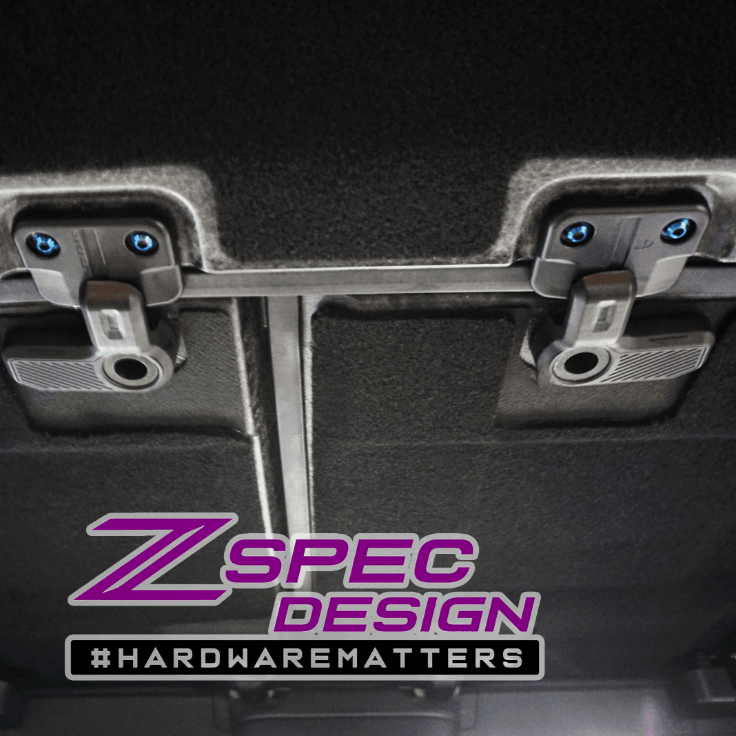ZSPEC Interior Dress Up Bolts® Fastener Kit for 21+ Ford Bronco 2.7L, Titanium & Billet - ZSPEC Design LLC - Hardware Fasteners - Bronco, Fastener Kit, ford, Interior Fastener Kits - zspecdesign.com