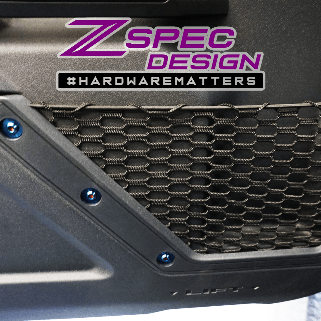 ZSPEC Interior Dress Up Bolts® Fastener Kit for 21+ Ford Bronco 2.7L, Titanium & Billet - ZSPEC Design LLC - Hardware Fasteners - Bronco, Fastener Kit, ford, Interior Fastener Kits - zspecdesign.com