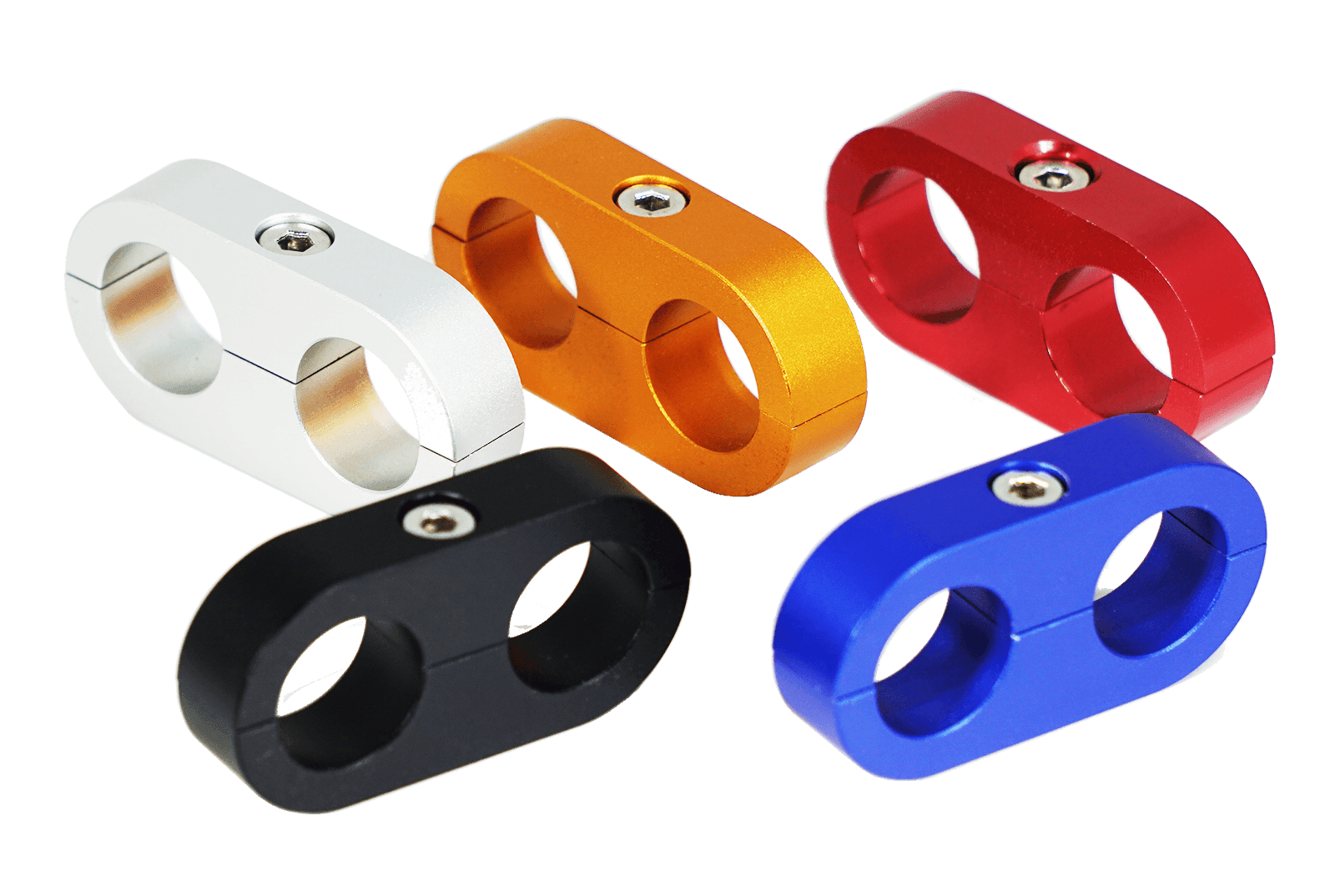 Anodized hose discount clamps