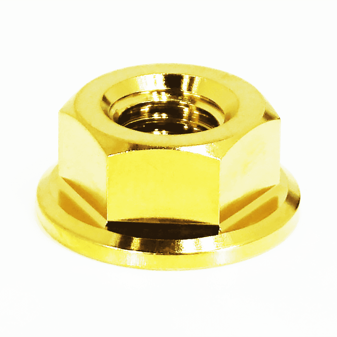 ZSPEC M8-1.25 Metric Flare Nut, Titanium Grade-5, Per Each - ZSPEC Design LLC - Hardware Fasteners - flare nut, hardware, m8, nut, per each, titanium - zspecdesign.com