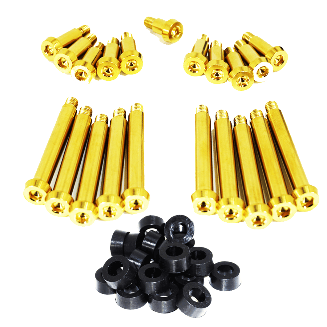 ZSPEC Shoulder-Bolt Timing Covers Fasteners w/ Bushings, Nissan 300zx Z32, Titanium - ZSPEC Design LLC - Hardware Fasteners - 300zx, nissan, Shoulder-bolt, z32 - zspecdesign.com