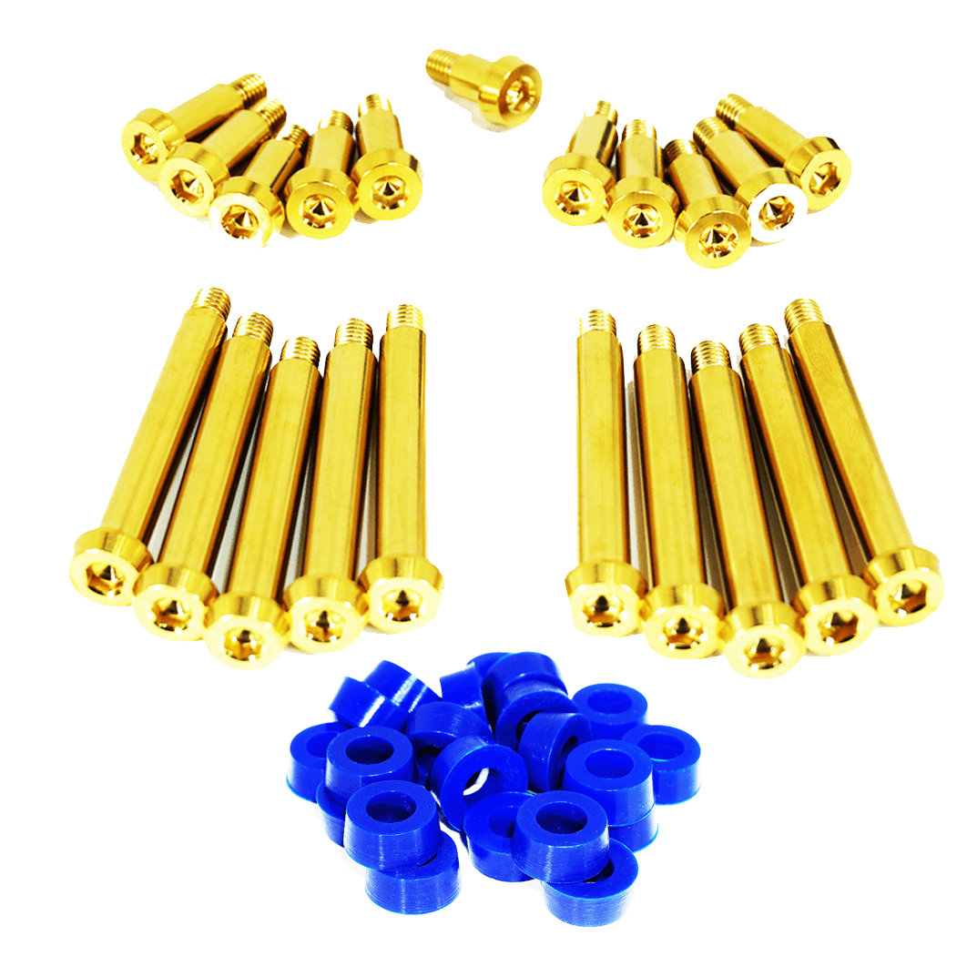 ZSPEC Shoulder-Bolt Timing Covers Fasteners w/ Bushings, Nissan 300zx Z32, Titanium - ZSPEC Design LLC - Hardware Fasteners - 300zx, nissan, Shoulder-bolt, z32 - zspecdesign.com