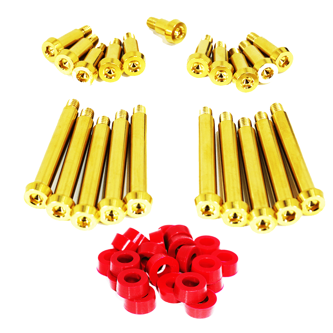 ZSPEC Shoulder-Bolt Timing Covers Fasteners w/ Bushings, Nissan 300zx Z32, Titanium - ZSPEC Design LLC - Hardware Fasteners - 300zx, nissan, Shoulder-bolt, z32 - zspecdesign.com