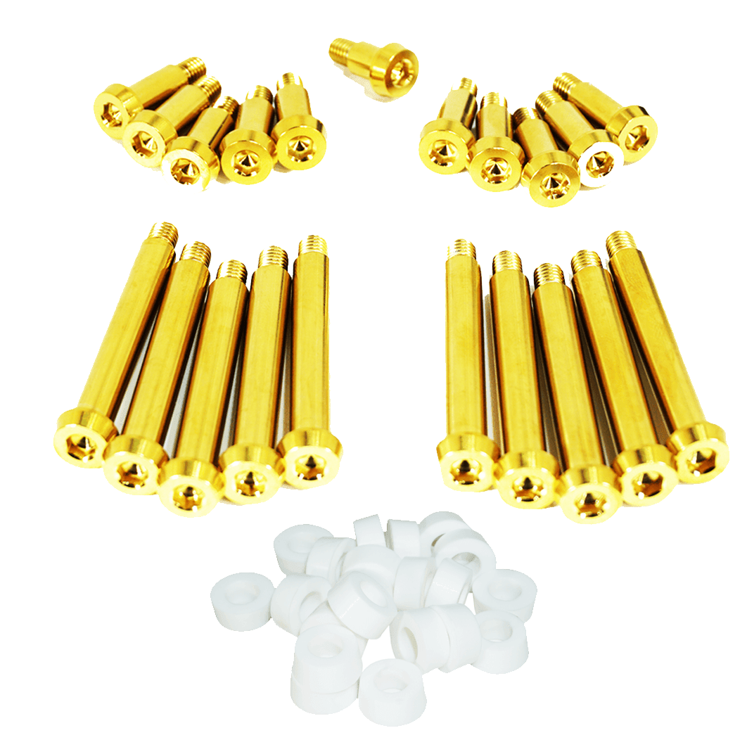 ZSPEC Shoulder-Bolt Timing Covers Fasteners w/ Bushings, Nissan 300zx Z32, Titanium - ZSPEC Design LLC - Hardware Fasteners - 300zx, nissan, Shoulder-bolt, z32 - zspecdesign.com