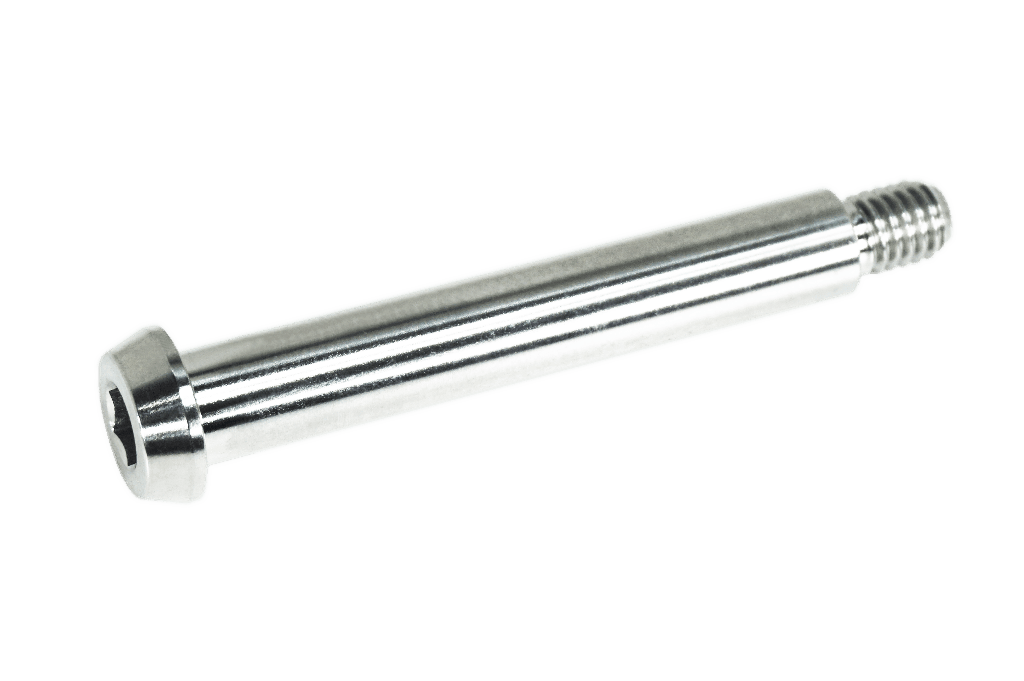 ZSPEC M6-1.0x59mm Shoulder Bolt, 50.5mm Shoulder/Shank Length, Grade-5 Titanium - ZSPEC Design LLC - Hardware Fasteners - m6, shoulder bolt, stainless - zspecdesign.com